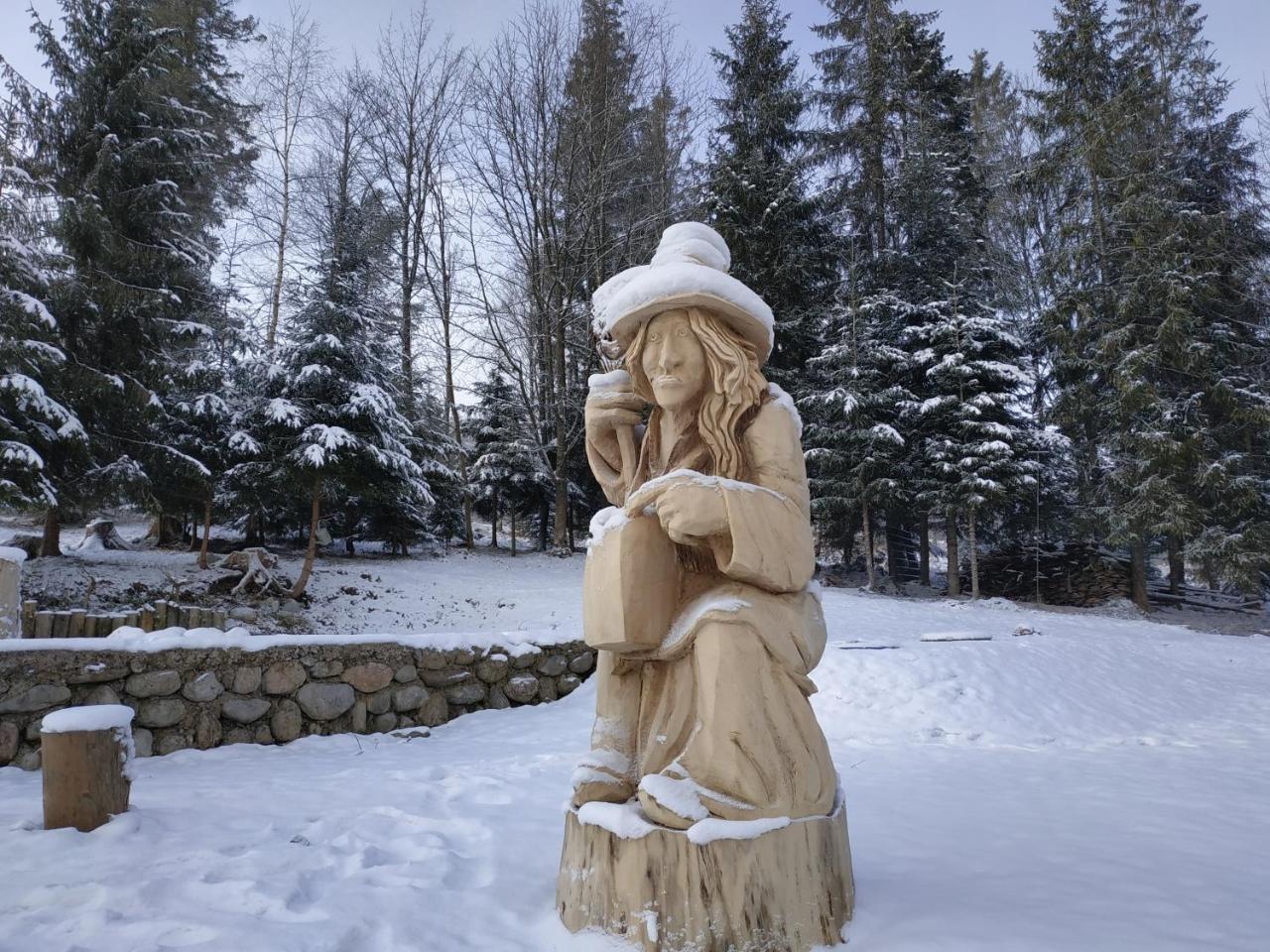 Chata Baba Yaga Ždiar Buitenkant foto